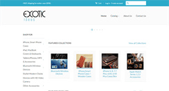 Desktop Screenshot of exotic-ideas.com
